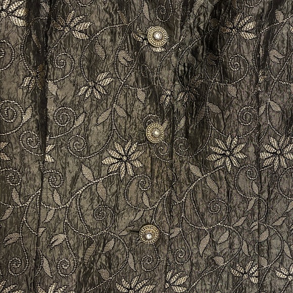 Virgo Women’s floral print blazer jacket - Picture 6 of 11